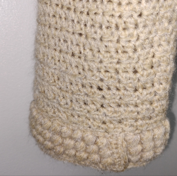 Vintage Philippe L. Gaulier Hand Crocheted Single Breasted Button Down Jacket - Picture 8 of 10